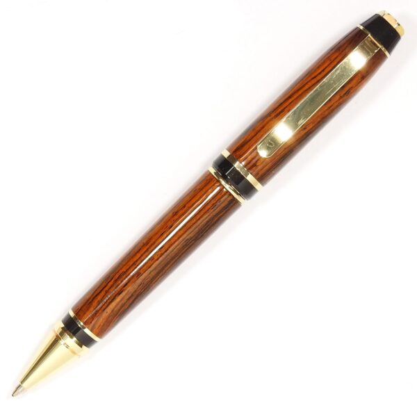 Gold Cigar pen cocobolo handcrafted handmade unique