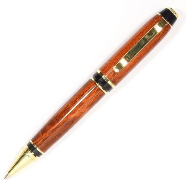 gold cigar pen goncalo alves wood