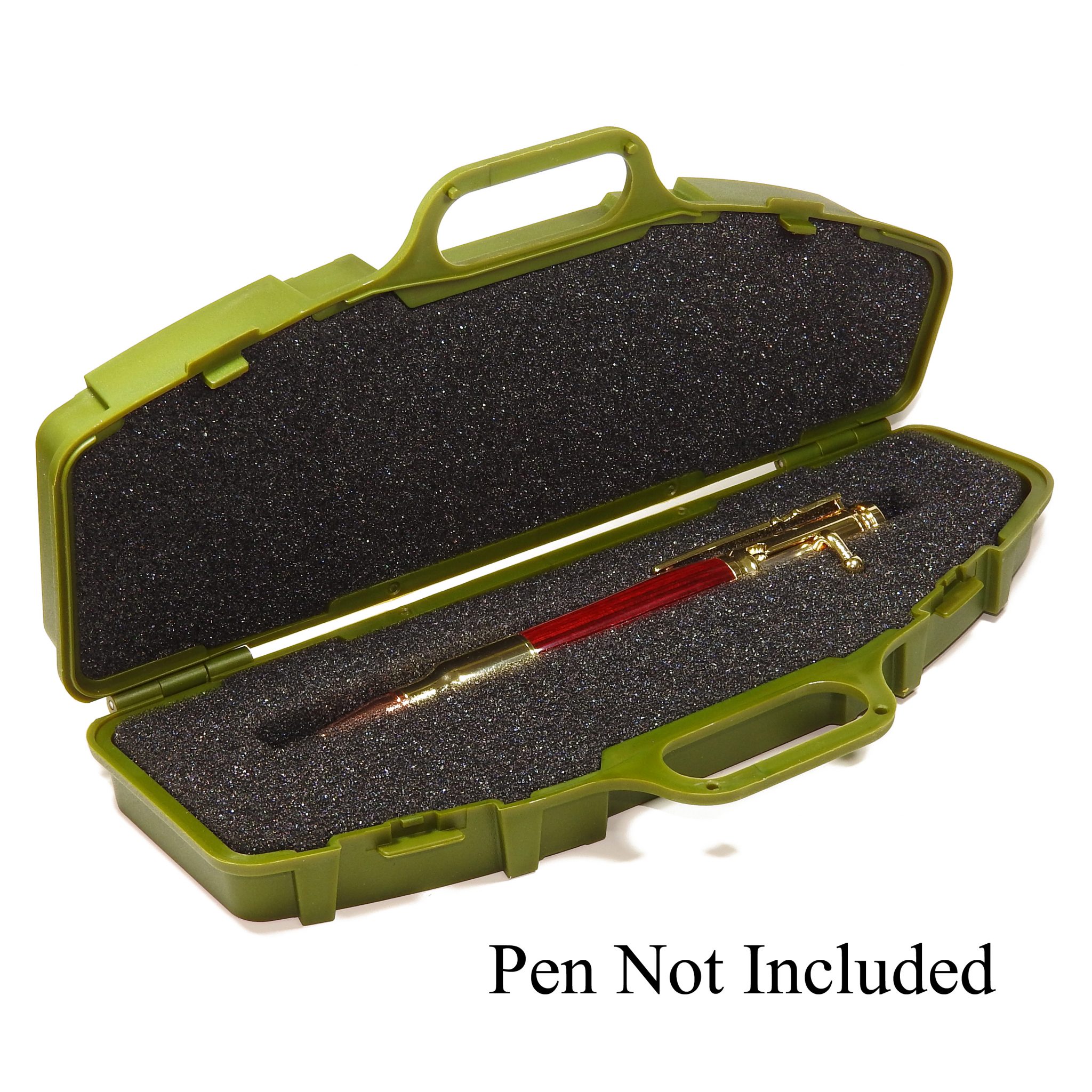 Rifle Case Pen Box in OD Green BX12 Handmade Pens in the Rocky Mountains
