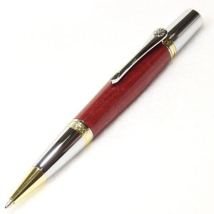 Handmade Purpleheart Pen Gallant Style Chrome with Gold