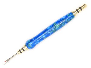 handmade seam ripper blue