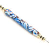 Handmade Seam Ripper and Stiletto Sapphire Blue White Copper Canyon Acrylic