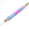 Handmade aqua pink seam ripper