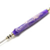 Handmade seam ripper purple gold clouds