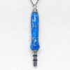 handmade seam ripper necklace Persian blue crush