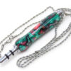 Handmade seam ripper necklace abalone