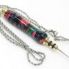 Handmade seam ripper necklace abalone